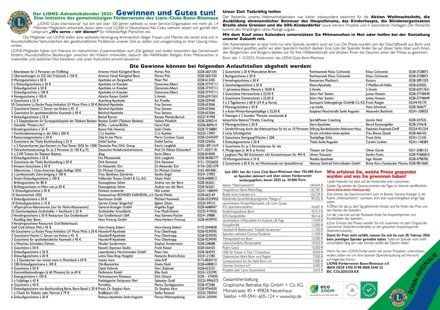 Lions Adventskalender 2025